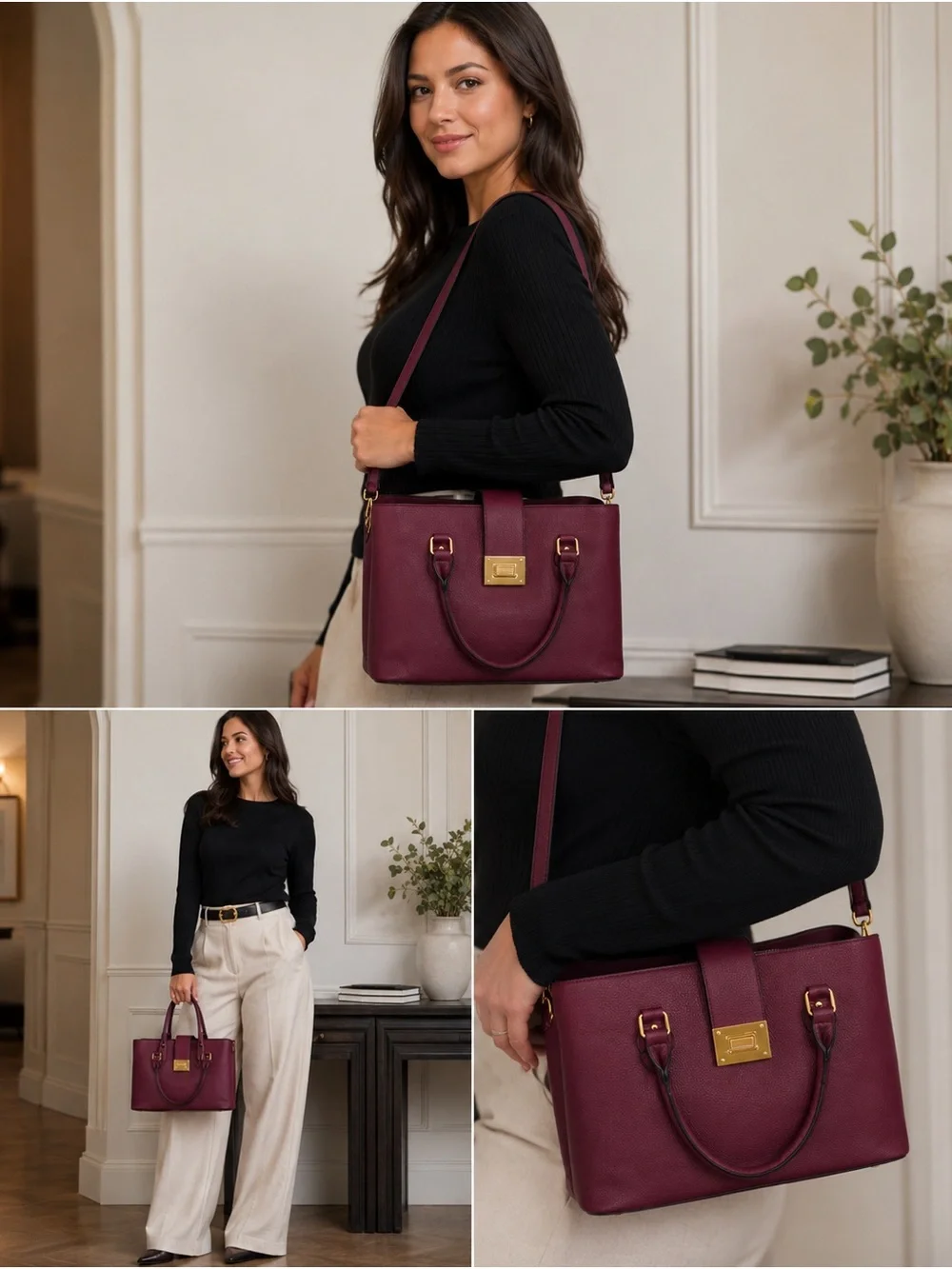 Kelly & Katie pebbled satchel